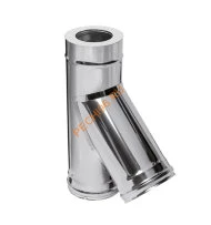 Сэндвич тройник 45° Титан KraftBerg, d 220/300 321/430-0,5/0,5мм