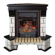 Электрокамин RealFlame Stone Corner STD AO с очагом Majestic Lux BL RC