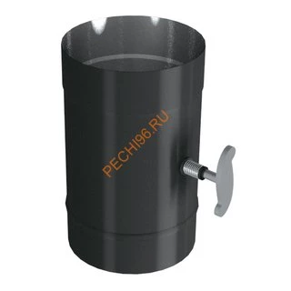 Труба ВУЛКАН VBR 0,25 м, D115 мм, нерж 0.8, черная