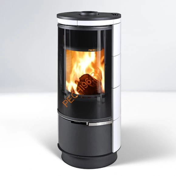 Керамическая печь-камин Thorma ANDORRA Ceramic PLUS белая