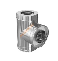 Сэндвич тройник 90° Титан KraftBerg, d 180/260 321/430-0,5/0,5мм