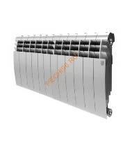 Радиатор биметаллический Royal Thermo BiLiner 350 Silver Satin 12с