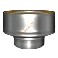 Переходник моно-термо ВУЛКАН V50R, нержавейка AISI 321/304, d 150/250 мм