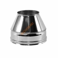 Конус ВУЛКАН Z50R, нержавейка AISI 321/оцинковка, d 250/350 мм