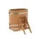 Купель для бани BentWood овальная из лиственницы Премиум, 0,76х1,16 м