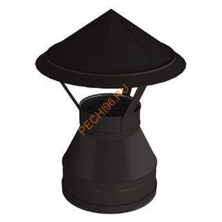 Фланец ВУЛКАН VBR D120 мм, наклонный 0°-20°, черный