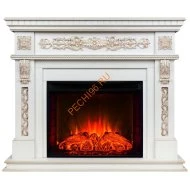 Электрокамин RealFlame Estella 25,5/26 WT c очагом Evrika 25,5 LED