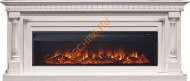 Электрокамин Royal Flame Dallas 60 слоновая кость с патиной с очагом Vision 60 LOG LED