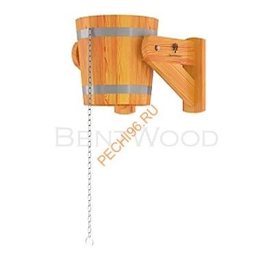 Душевая кабина с дверцами BentWood из лиственницы