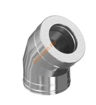 Сэндвич колено 45° Титан KraftBerg, d 250/330 321/430-0,8/0,5мм