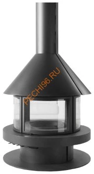 Камин ROCAL GALA центральный стальной