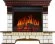 Электрокамин Royal Flame Pierre Luxe темный дуб/белый с очагом Jupiter FX New