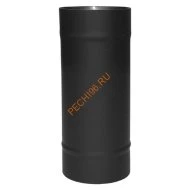 Труба ВУЛКАН VBR 0.25 м, D120 мм, нерж 0.8, черная