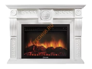 Электрокамин Electrolux Sphere Plus EFP/P-3320RLS с порталом Firelight Vittoriano 30, белый