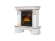 Электрокамин Electrolux Classic EFP/P-1020LS с порталом Firelight Forte Classic, камень белый, беленый дуб
