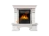 Электрокамин Electrolux Classic EFP/P-1020LS с порталом Firelight Forte Classic, камень белый, беленый дуб