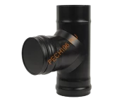 Тройник 90 гр Везувий BLACK (AISI 430/0,8мм) d 200