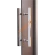 Двери стеклянные двустворчатые Grandis GS 15х20-MB-Н-Br