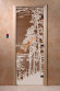 Дверь стеклянная DoorWood «Рассвет бронза», 1800х600 мм