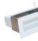 Люфт Kratki LUFT/6/100/B белый 60x1000 мм