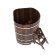 Купель для бани BentWood угловая из морёной лиственницы Премиум, 1,19х1,19 м