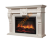 Электрокамин Electrolux EFP/P-3020LS с порталом Firelight Vittoriano 30, беленый дуб