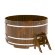 Купель для бани BentWood круглая из морёной лиственницы Рустик, D1,8 м