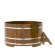 Купель для бани BentWood круглая из морёной лиственницы Рустик, D1,8 м