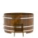 Купель для бани BentWood круглая из морёной лиственницы Рустик, D1,8 м