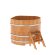 Купель для бани BentWood угловая из сращённой лиственницы, 1,19х1,19 м