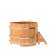 Купель для бани BentWood угловая из сращённой лиственницы, 1,19х1,19 м