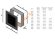 Вентиляционная решетка Kratki 22CX 220х220 мм черный