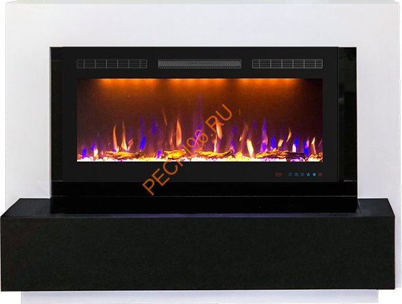 Электрокамин Royal Flame Stockholm белый с очагом Crystal 36 RF