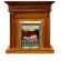 Электрокамин Dimplex Valletta с очагом Danville Antique Brass FB2 орех