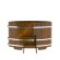 Купель для бани BentWood овальная из морёной лиственницы Рустик, 1,02х1,68 м