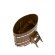 Купель для бани BentWood овальная из морёной лиственницы Рустик, 1,02х1,68 м