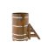 Купель для бани BentWood овальная из морёной лиственницы Рустик, 1,02х1,68 м