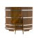 Купель для бани BentWood овальная из морёной лиственницы Рустик, 1,02х1,68 м