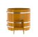 Купель для бани BentWood круглая из лиственницы Рустик, D 1,17м