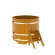 Купель для бани BentWood круглая из лиственницы Рустик, D 1,17м