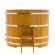 Купель для бани BentWood круглая из лиственницы рустик, D1,8 м